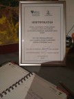 Konkurso "Sukurta Prienų krašte 2018" sertifikatas